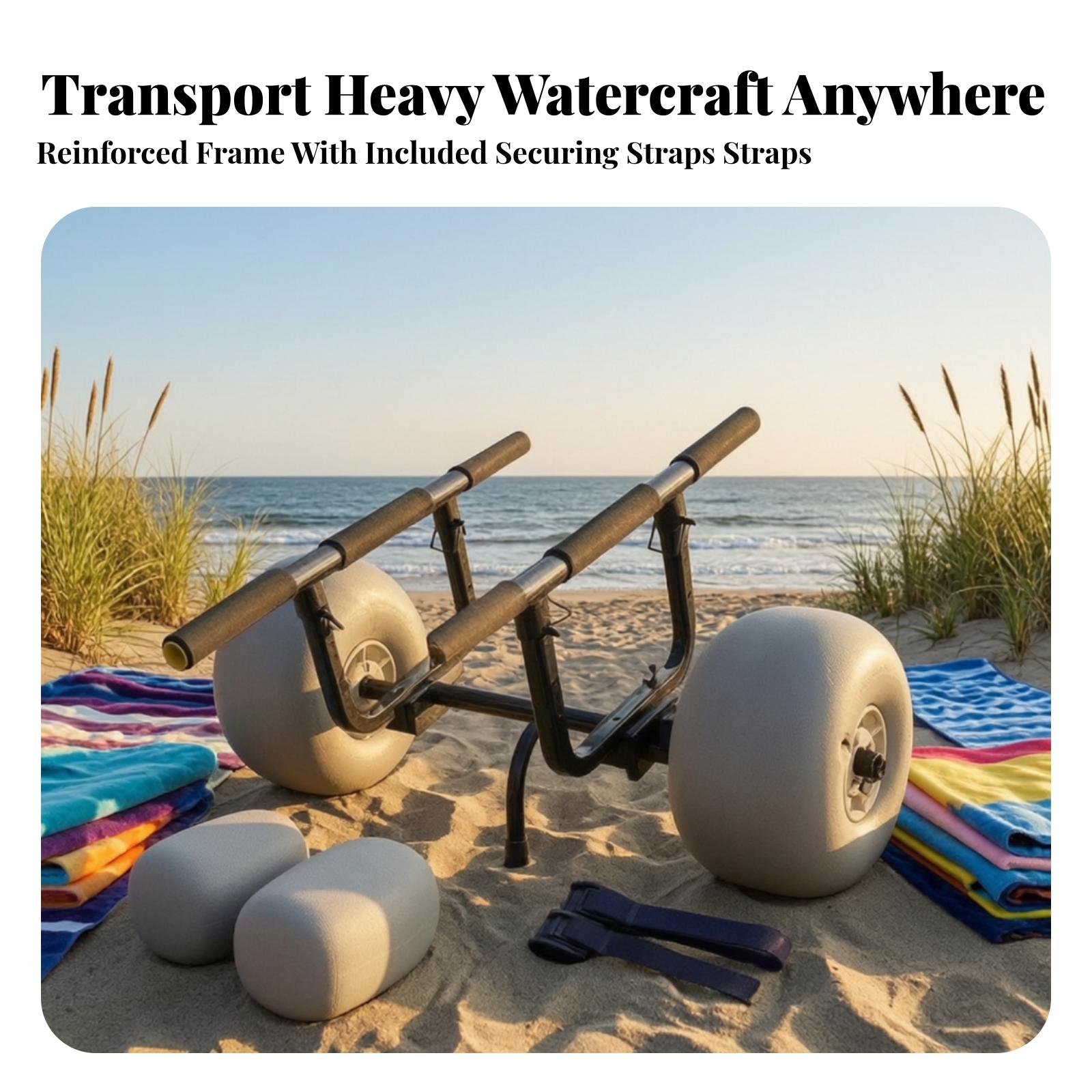 Fishing Kayak Cart - Gerobak Trailer Kayak Tugas Berat dengan