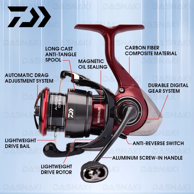 Reel Pancing DAIWA Asli CS LT  - Daiwa Reel Fuego ulasan dan harga